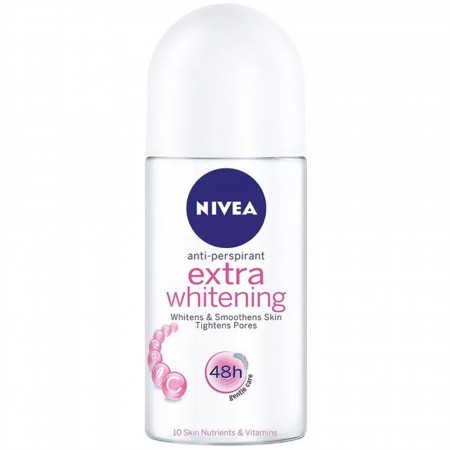 NIVEA DEO ROLL ON EXTRA WHITENING FEMALE 50ML
